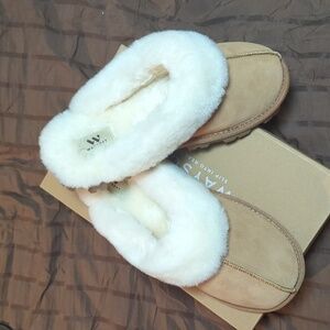 WaySoft Genuine Australian Sheepskin Women Slippers